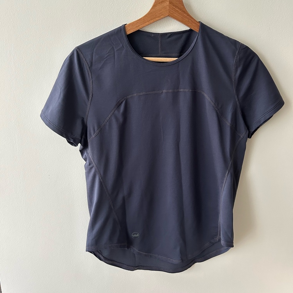 Janji Run All Day Navy Short Sleeve Tee
